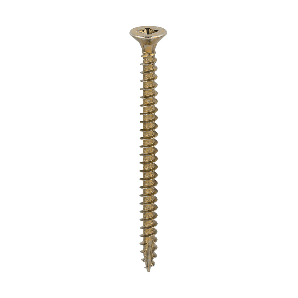 Classic Multi-Purpose Screws - PZ - Double Countersunk - Yellow - 5.0 x 55 - Box of 200