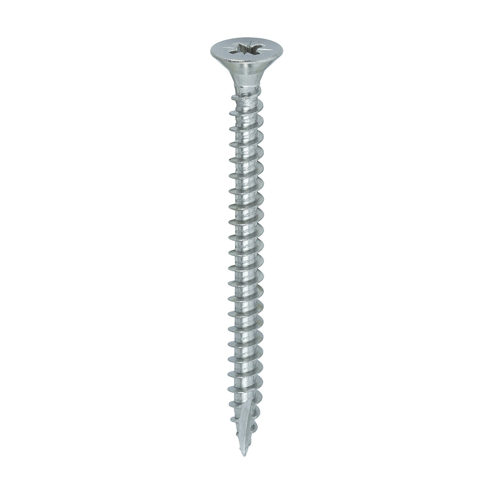 Classic Multi-Purpose Screws - PZ - Double Countersunk - A4 Stainless Steel - 5.0 x 60 - Box of 200