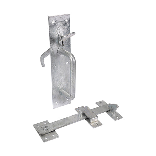 Suffolk Latch - Heavy Duty - Hot Dipped Galvanised - 219 x 50mm - Plain Bag of 1