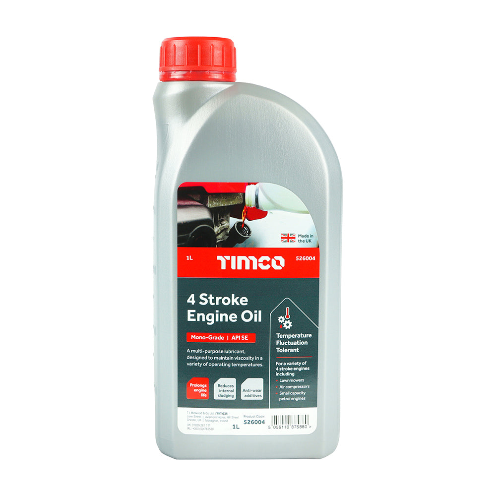 4 Stroke Engine Oil - 1L - Bottle of 1