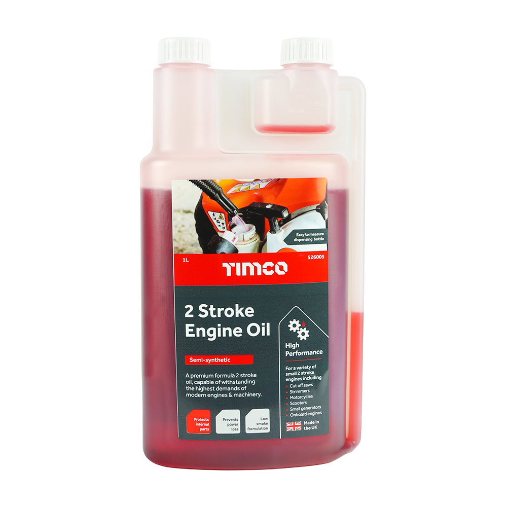 2 Stroke Engine Oil - 1L - Bottle of 1