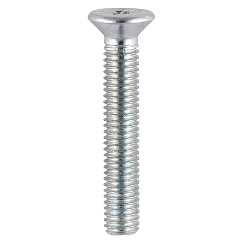 Machine Screws - Countersunk - PH - Metric Thread - B Point - Zinc - M5 x 40 - Box of 500