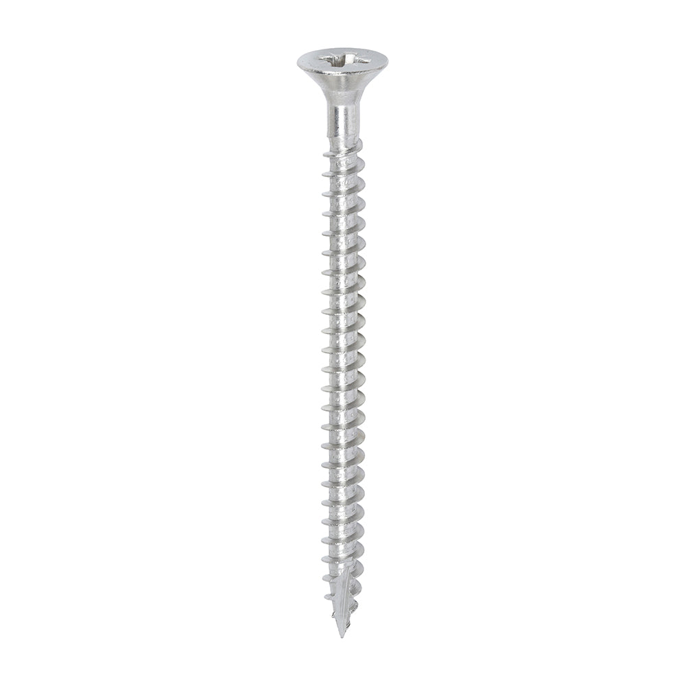 Classic Multi-Purpose Screws - PZ - Double Countersunk - A2 Stainless Steel - 6.0 x 80 - Box of 200