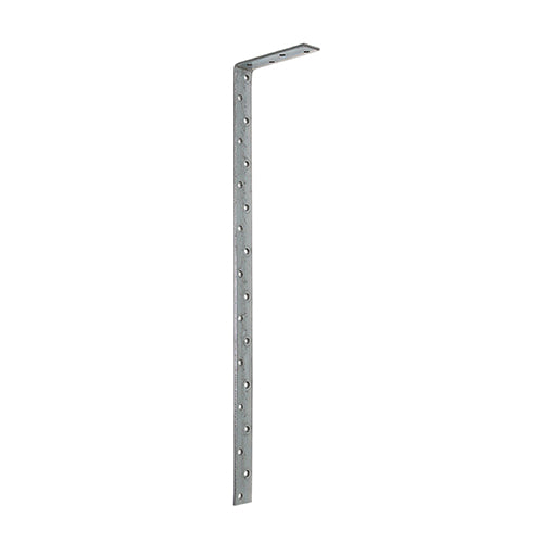 Restraint Straps - Light Duty - Bent - Galvanised - 500/100 - Unit of 1