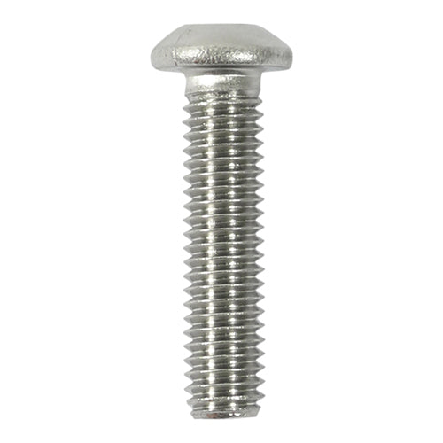 Socket Screws - Button - A2 Stainless Steel - M6 x 20 - Bag of 10