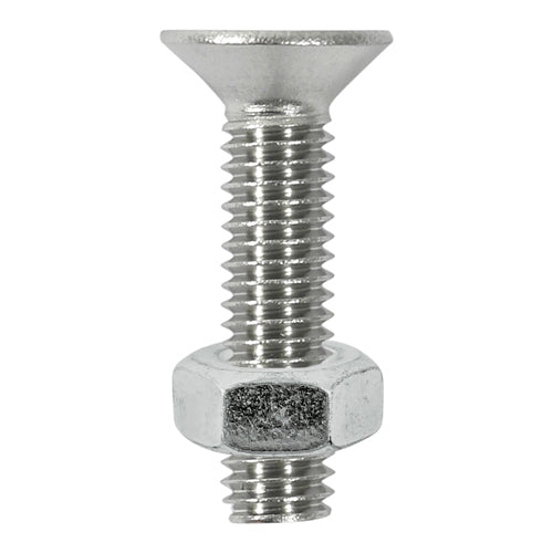 Socket Screws & Hex Nuts - Countersunk - Stainless Steel - M6 x 25 - TIMpac of 6