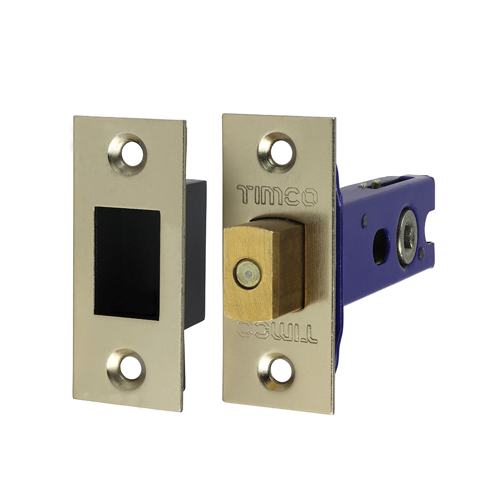Architectural Tubular Deadbolt - Electro Brass & Satin Nickel - 78 case / 57 backset - TIMbag of 1