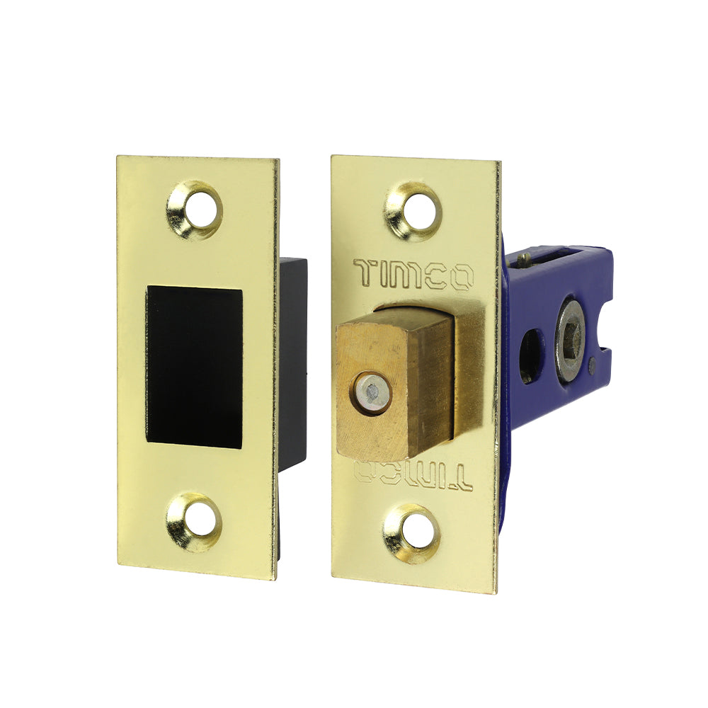 Architectural Tubular Deadbolt - Electro Brass & Satin Nickel - 65.5 case / 45 backset - TIMbag of 1