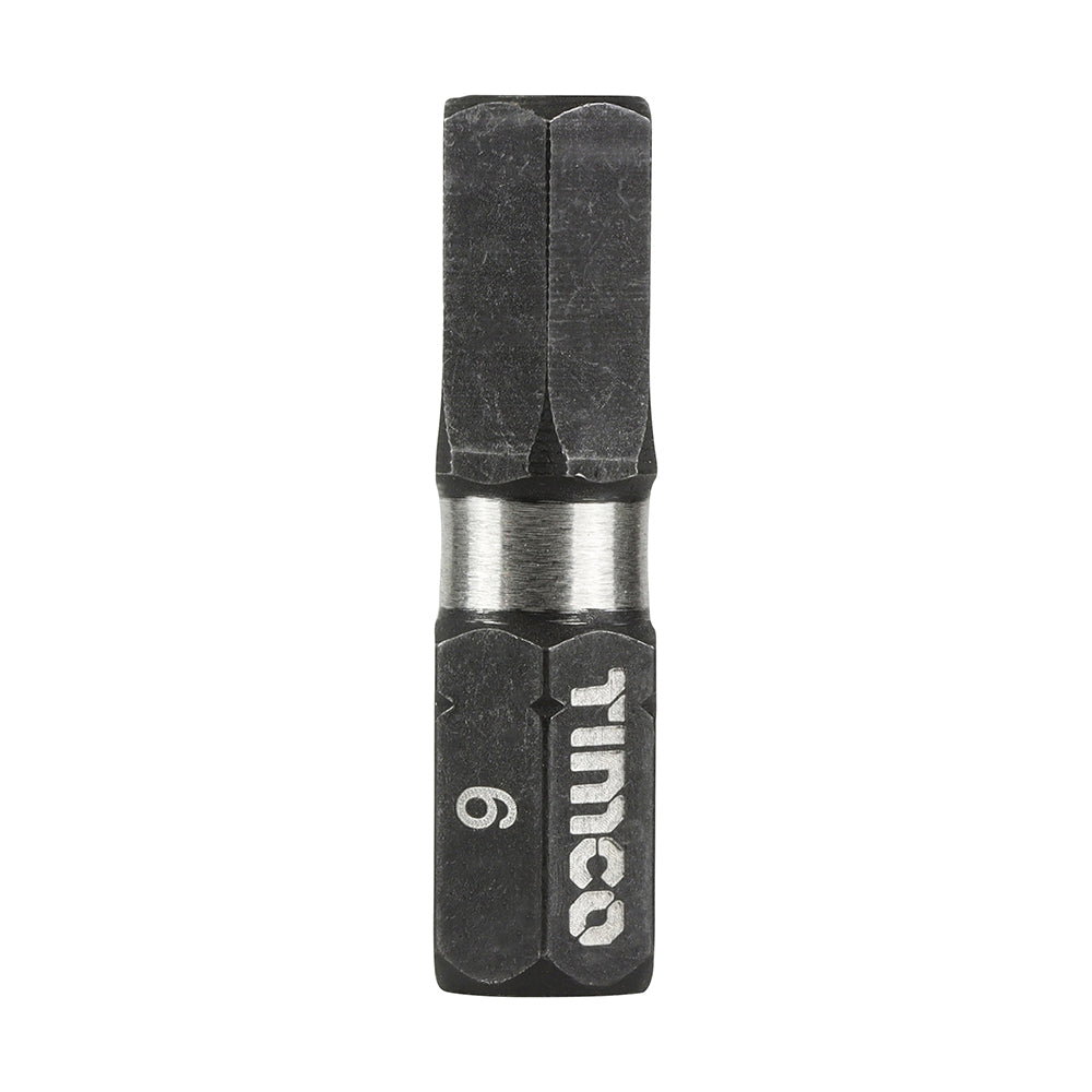 Impact Driver Bits - Hex - 6.0 x 25 - Handy Bit Pack of 10