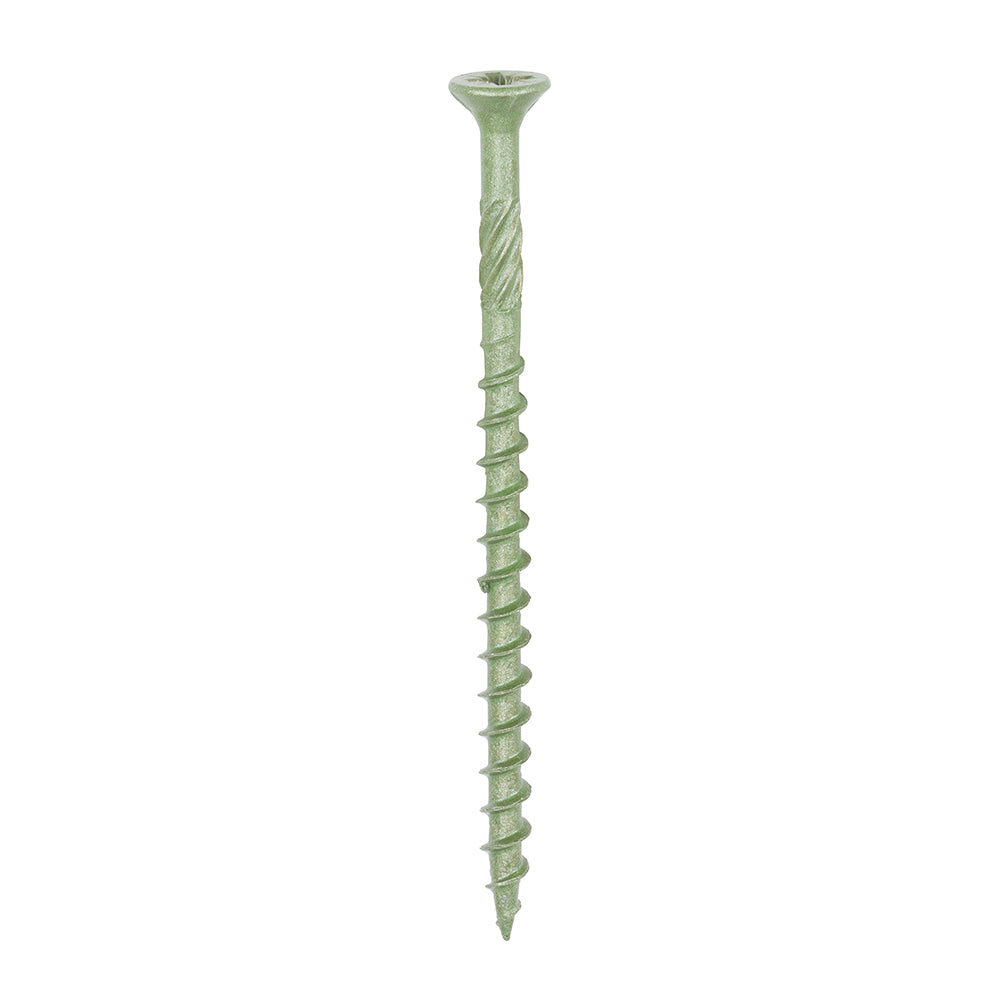 Decking Screws - PZ - Double Countersunk - Exterior - Green - 4.5 x 70 - Box of 200