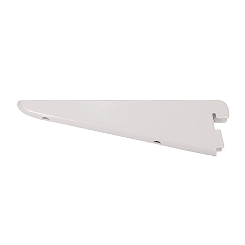 Twin Slot Shelf Bracket - White - 170mm - Unit of 1