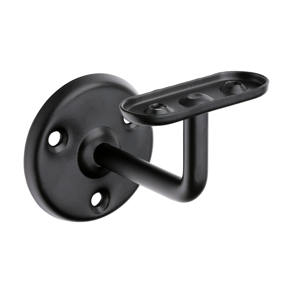 Steel Handrail Bracket - Black - 63mm - Bag of 1