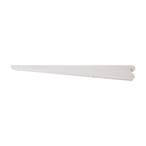 Twin Slot Shelf Bracket - White - 370mm - Unit of 1