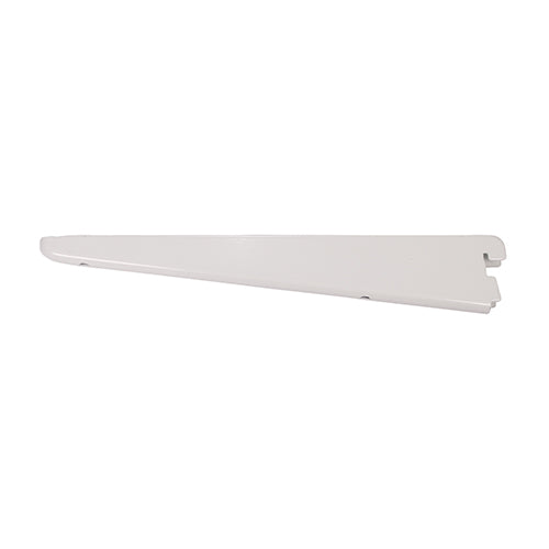 Twin Slot Shelf Bracket - White - 270mm - Unit of 1