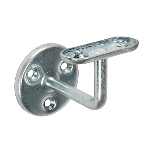 Steel Handrail Brackets - Zinc - 63mm - TIMbag of 2