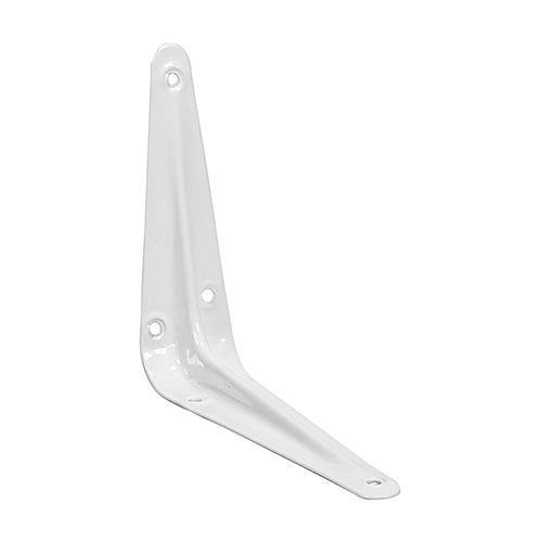 London Pattern Shelf Bracket - White - 125 x 100mm - Unit of 1