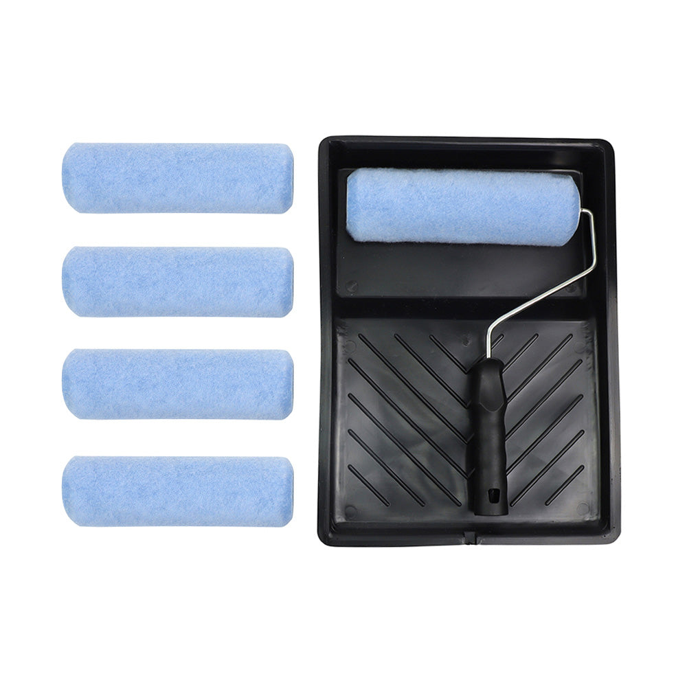 Contractors Roller Frame & Tray Set - 9" Short Pile - Bag of 7