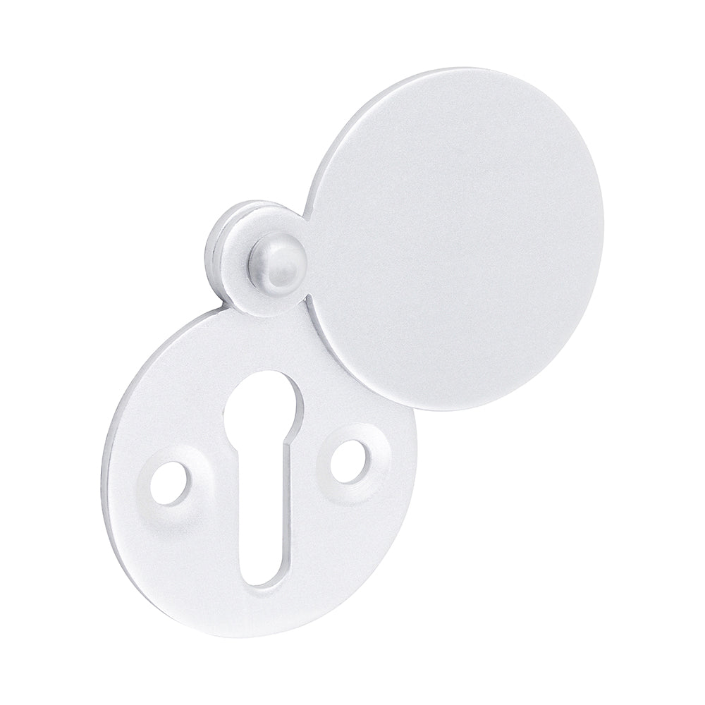 Covered Escutcheon - Satin Anodised Aluminium - 38mm - TIMpac of 2