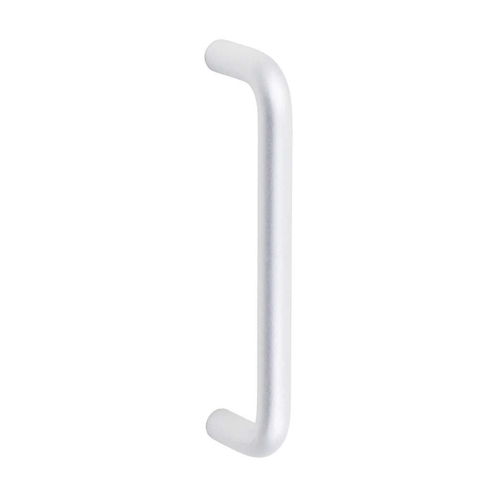 D Shaped Cabinet Handle - Satin Anodised Aluminium - 100mm - TIMpac of 1