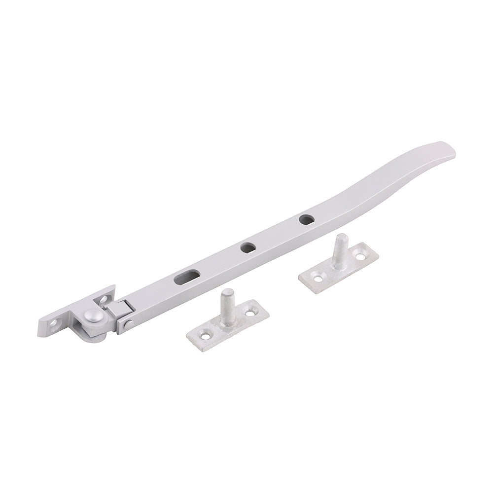 Casement Stay - Satin Anodised Aluminium - 200mm - TIMpac of 1