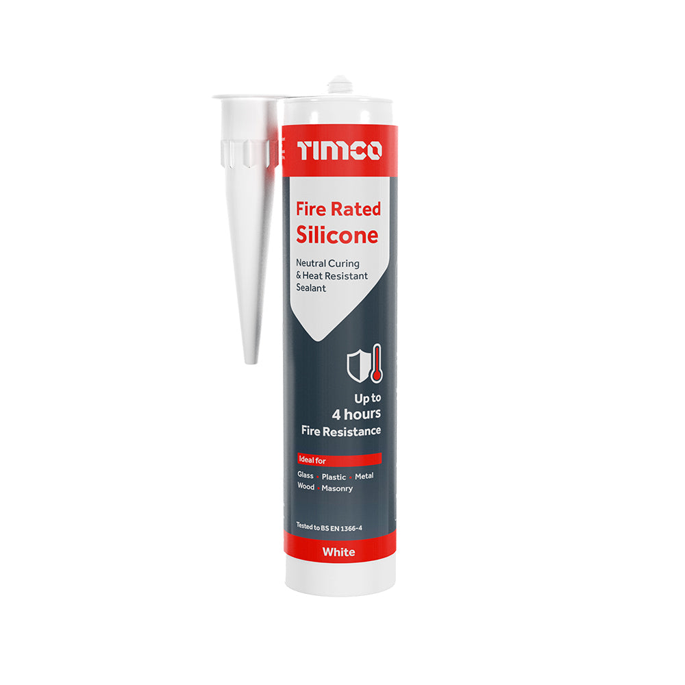 Fire Rated Silicone - 300ml - Cartridge of 1