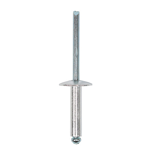 Rivets - Flange Head - Aluminium - 4.8 x 20 - Box of 250