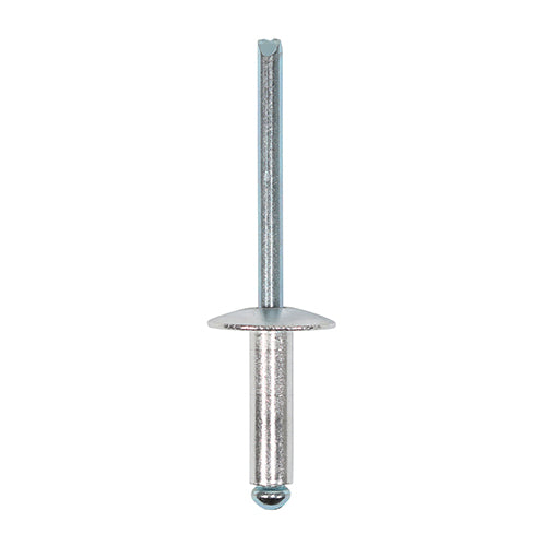 Rivets - Flange Head - Aluminium - 4.8 x 16 - Box of 250