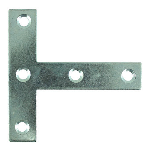 Tee Plates - Zinc - 76 x 76 x 16 - TIMpac of 2