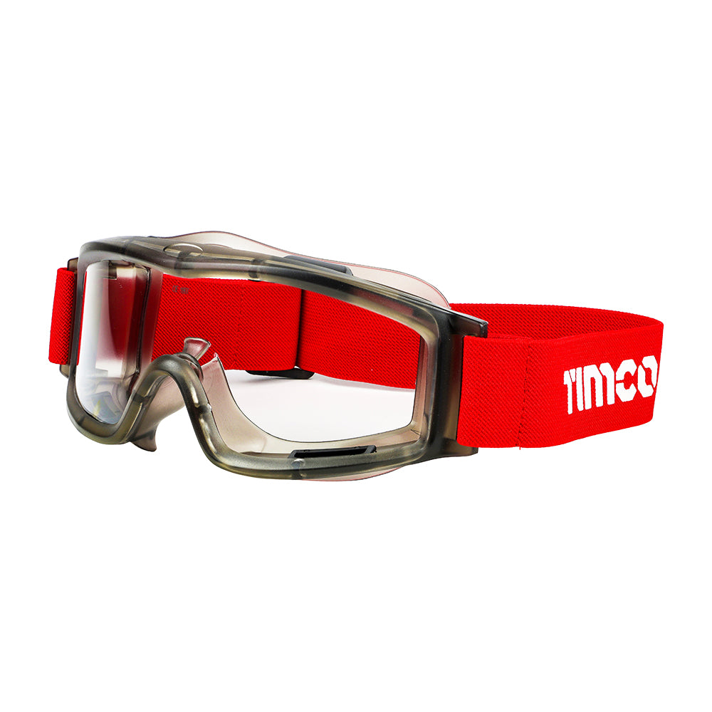 Premium Safety Goggles - Clear - One Size - Bag of 1