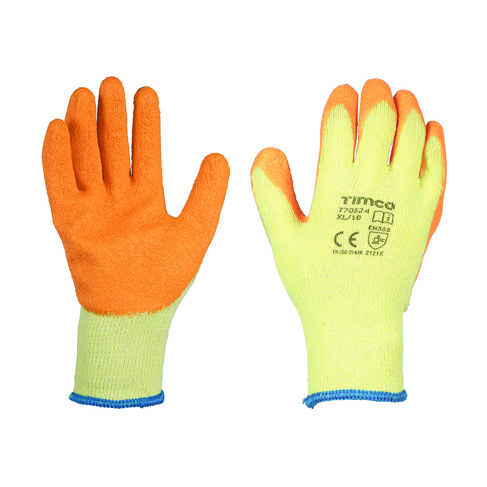 Eco-Grip Gloves - Crinkle Latex Coated Polycotton - Multi Pack - X Large - Bag of 12