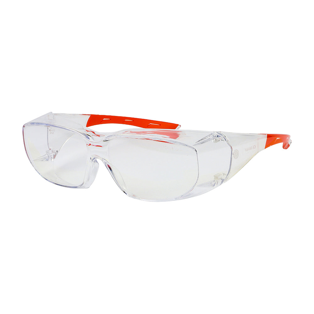 Slimfit Overspecs Safety Glasses - Clear - One Size - Bag of 1