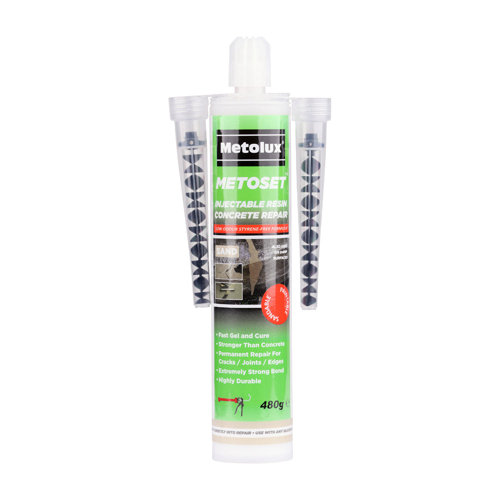 Metoset Concrete Repair Resin - Sand - 480g - Cartridge of 1