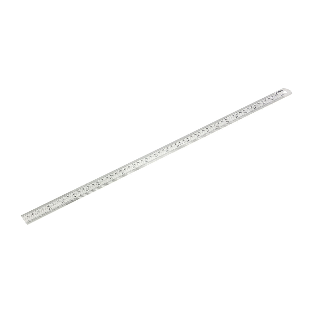 Steel Ruler - 600mm - Wallet of 1
