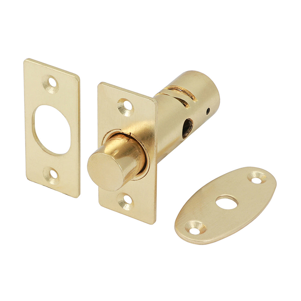 Window Rack Bolts - Electro Brass - 42mm - TIMpac of 2