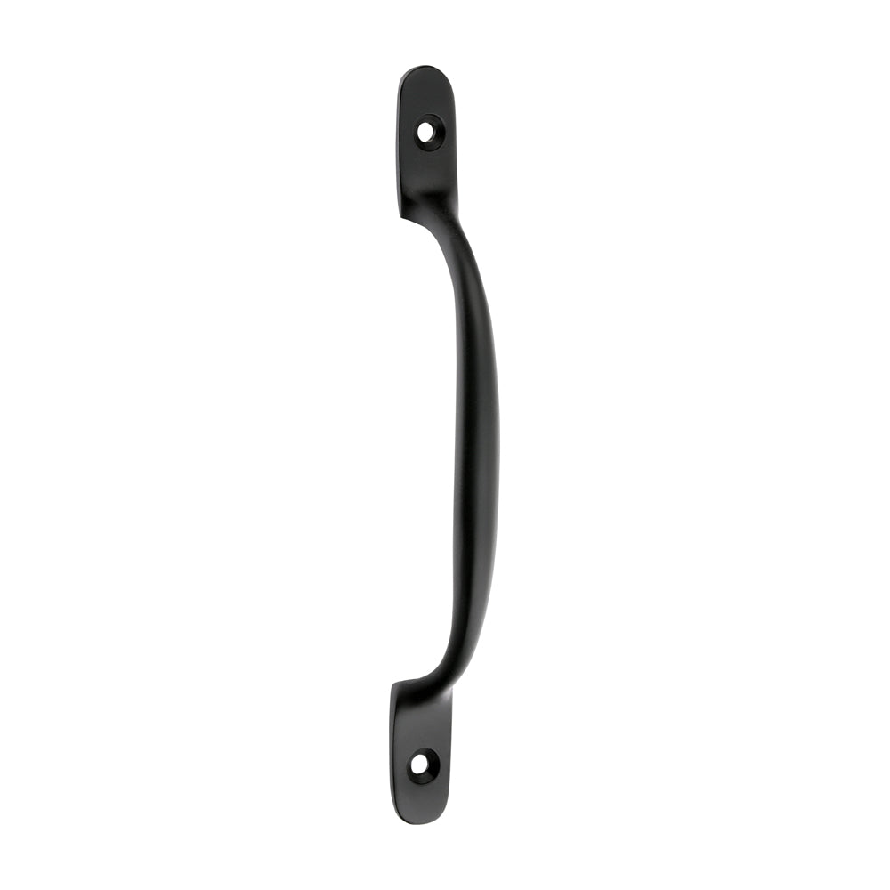 Traditional Pattern Sash Pull Handle - Matt Black - 160mm - Bag of 1