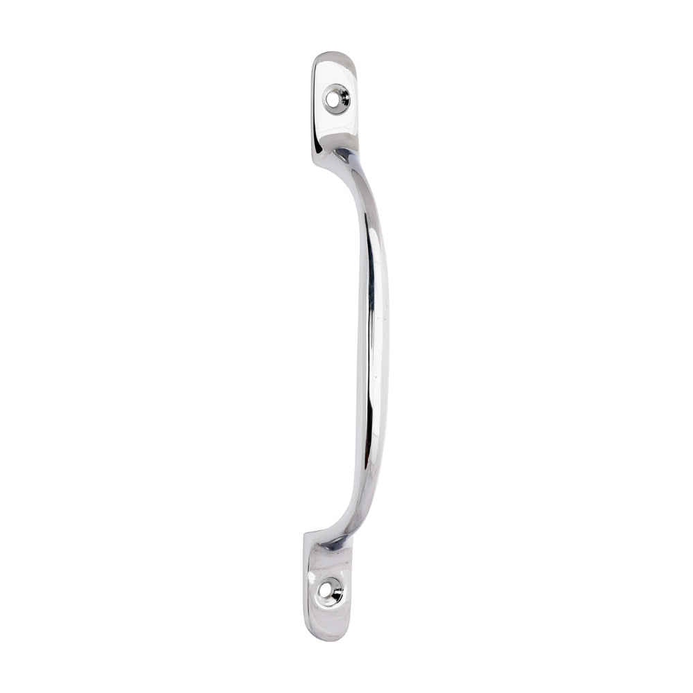 Traditional Pattern Sash Pull Handle - Polished Chrome - 160mm - TIMpac of 1