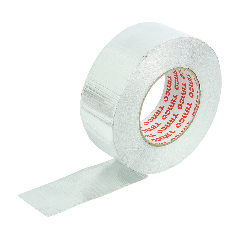 Reinforced Aluminium Foil Tape - 45m x 50mm - Roll of 1