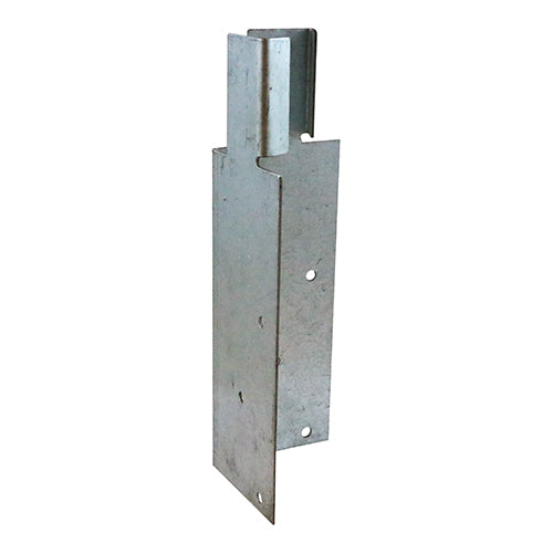 Arris Rail Mortice Brackets - Galvanised - 200 x 62 x 62 - Unit of 1