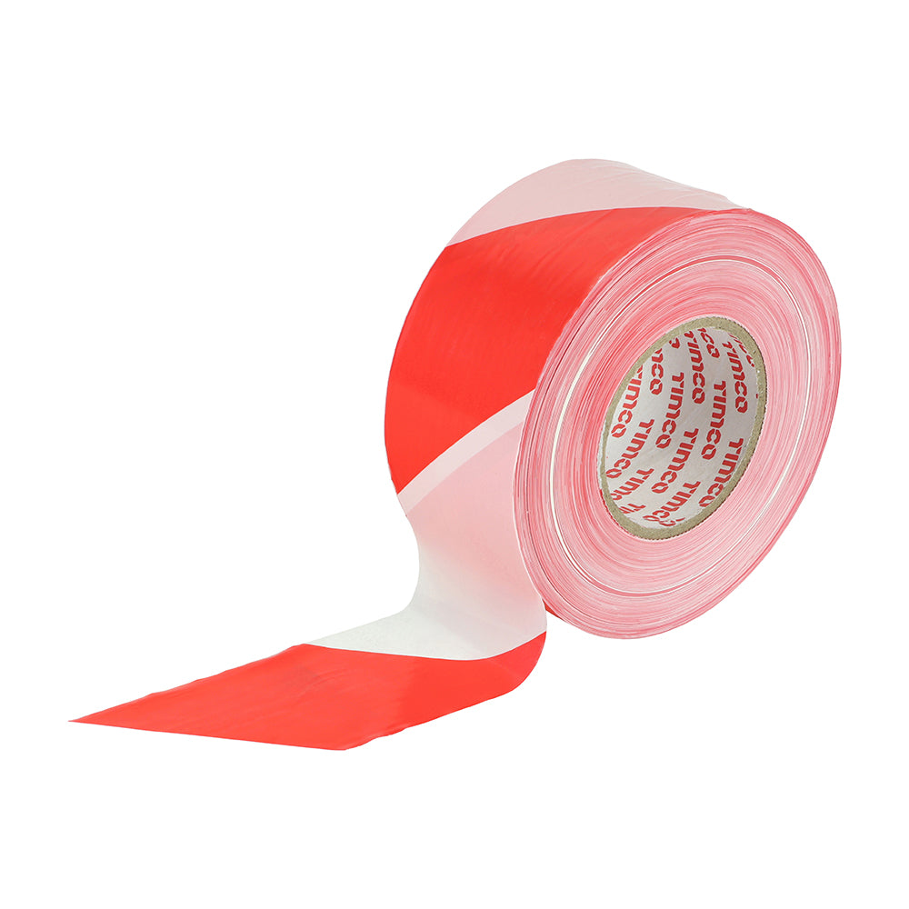 Barrier Tape - Red & White - 500m x 70mm - Box of 1