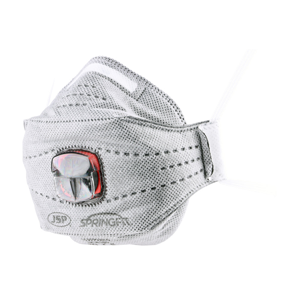 SpringFit™ FFP3 Fold Flat Mask with Typhoon Valve & Nuisance Carbon Layer - FFP3 | Carbon Layer - Bag of 1