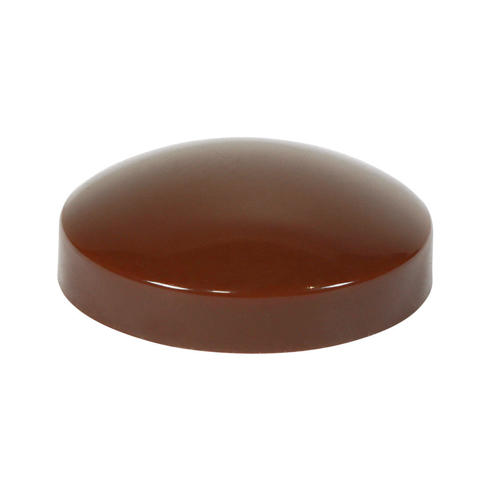 Two Piece Screw Caps - Brown - To fit 3.5 to 4.2 Screw - TIMpac of 100