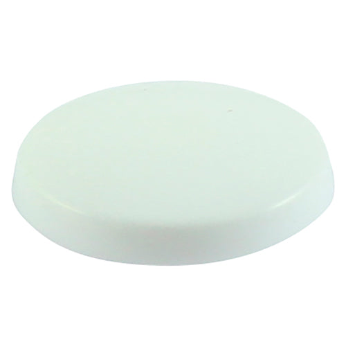 Concrete Screw Cover Caps - White - WHITE - Bag of 100
