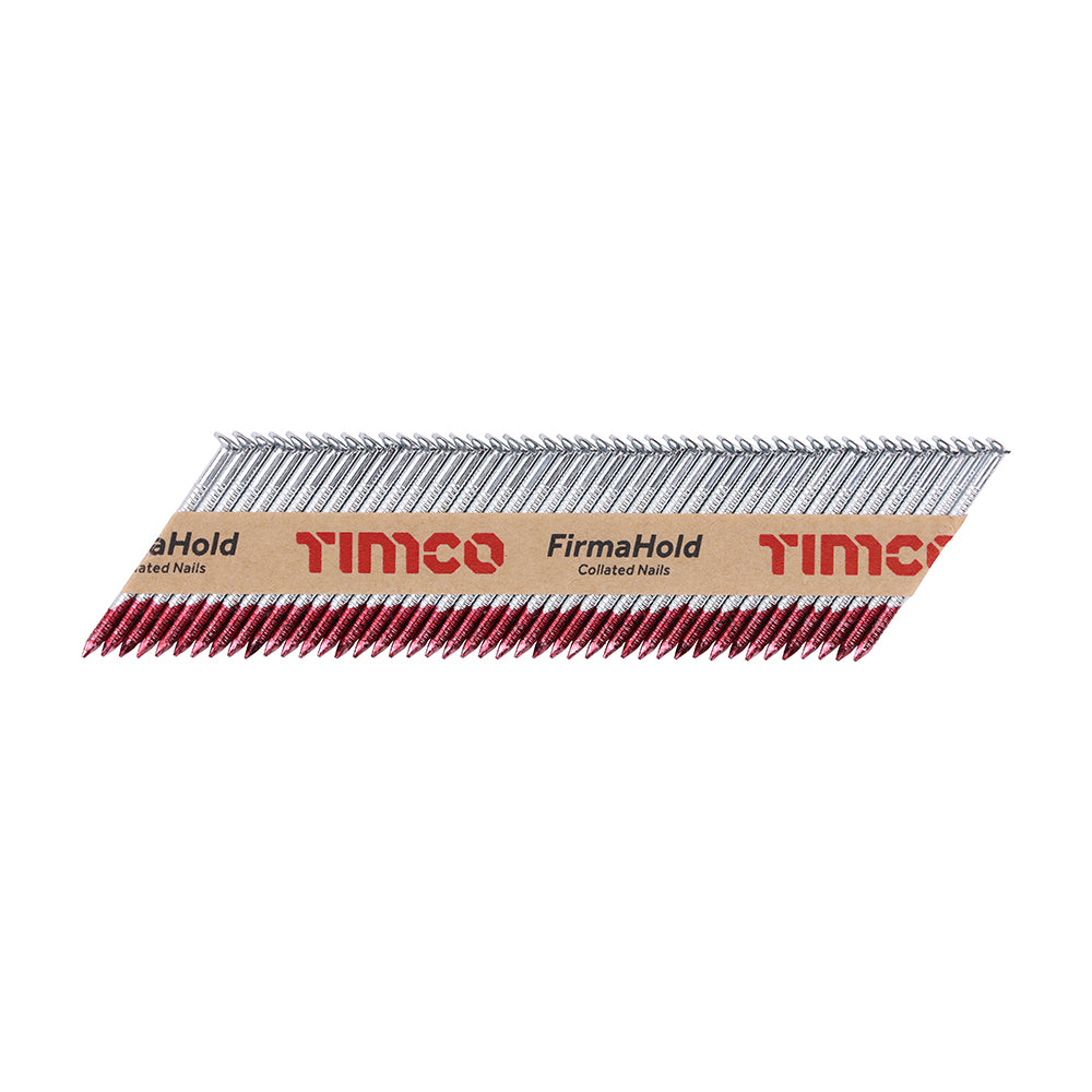 FirmaHold Collated Clipped Head Nails - Trade Pack - Ring Shank - FirmaGalv - 2.8 x 50 - Box of 3300