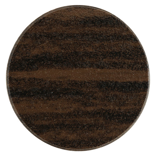 Self-Adhesive Cover Caps - African Hardwood - 13mm - Pack of 112