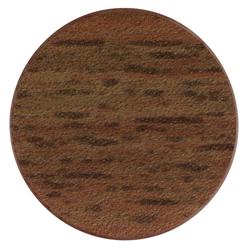 Self-Adhesive Cover Caps - Dijon Walnut - 13mm - Pack of 112