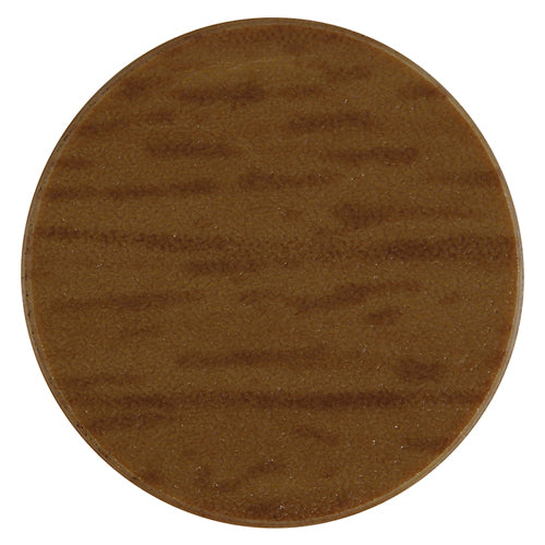 Self-Adhesive Cover Caps - Natural Walnut - 13mm - Pack of 112