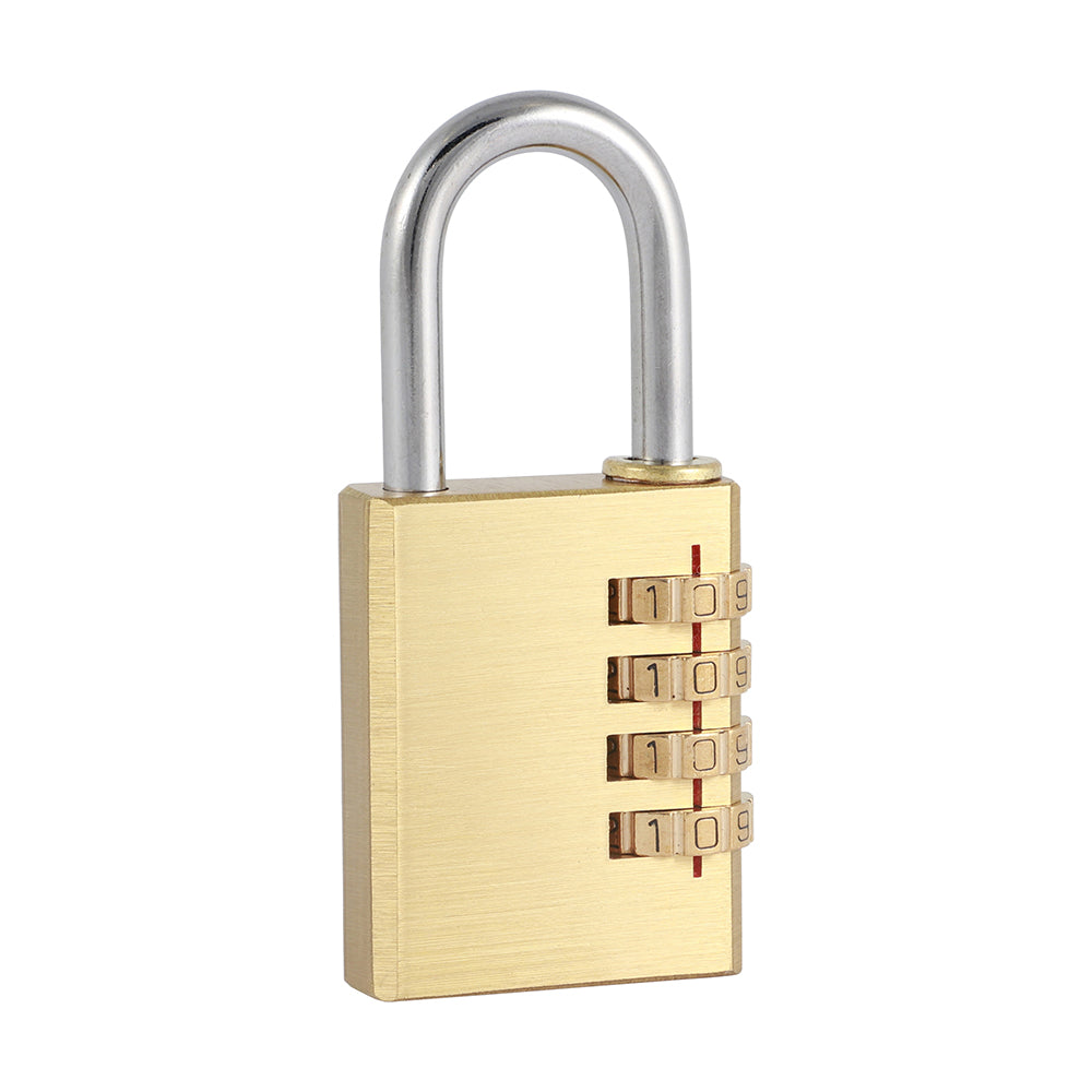 Brass Combi Padlock - 38mm - Blister Pack of 1