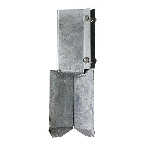 Concrete In Shoe - Bolt Secure - Hot Dipped Galvanised - 100mm - Unit of 1