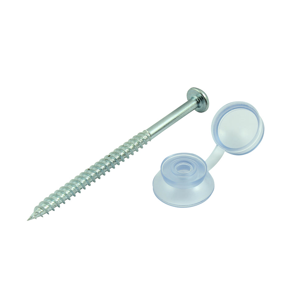 Corrugated Sheet Fixings - Clear - 10 x 3 - TIMbag of 50