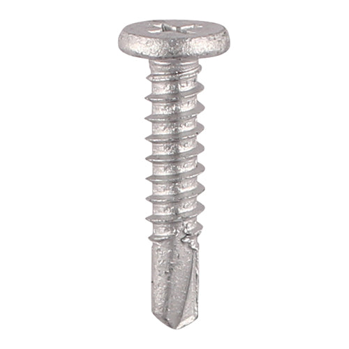 Metal Construction Sheet & Framing Screws - PH - Low Profile Pancake - Exterior - Silver Organic - 5.5 x 19 - Box of 500
